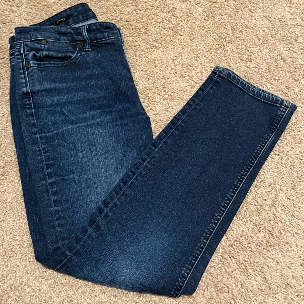 Talbots Flawless 5 Pocket Straight Leg Jeans Size 6 Petite Dark Wash